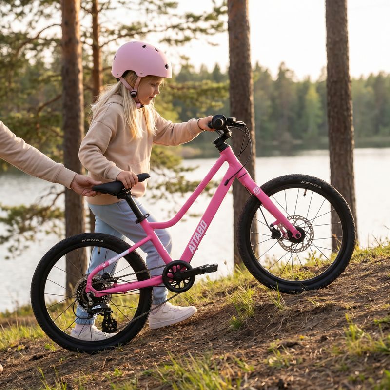 Dětské kolo ATTABO EASE 20" 8,8 kg Gen 2 růžové 3