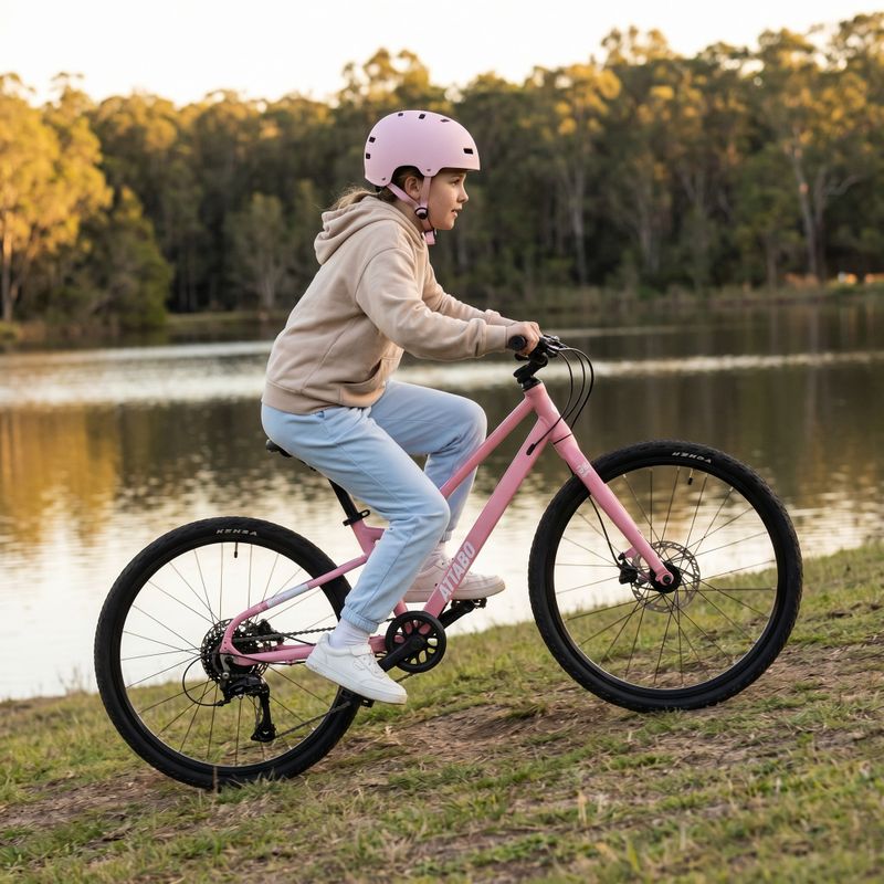 Dětské kolo ATTABO EASE 24" 9,6 kg Gen 2 růžové 6