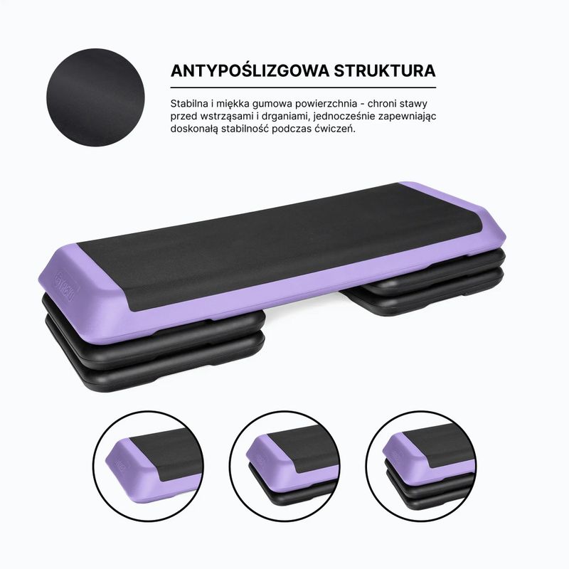 XTREXO Aerobic stepper AS01 fialový 5