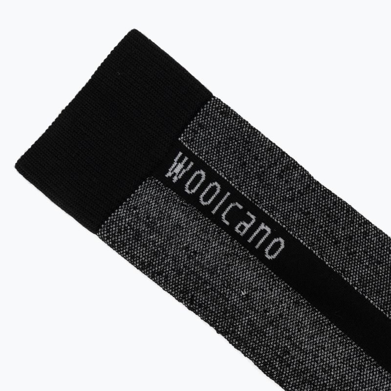 Pánské lyžařské ponožky Woolcano SCK1097 czarny/szary 3