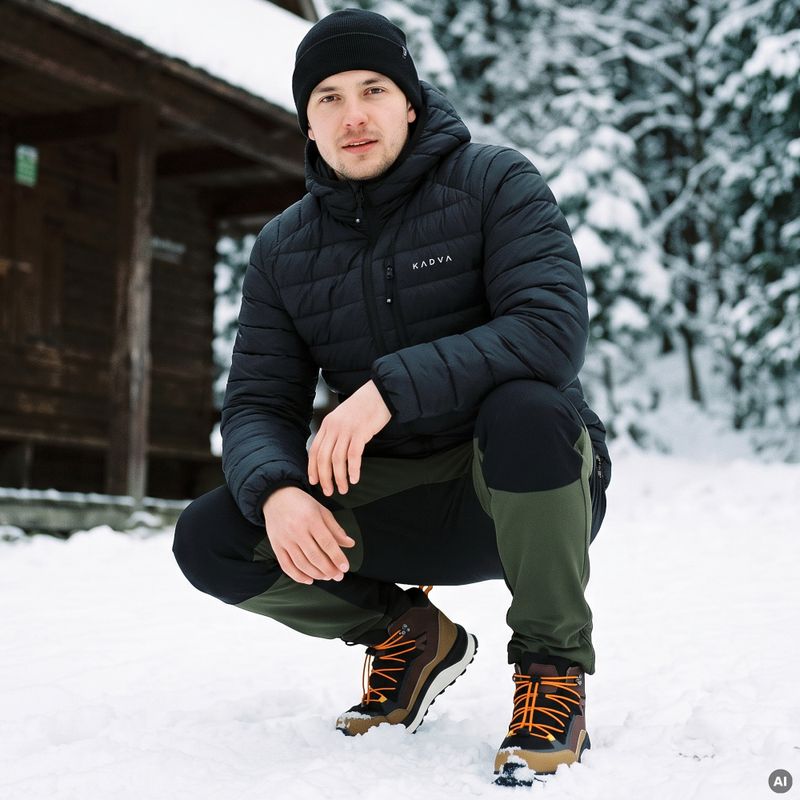 Pánské turistické boty KADVA RUBYE MID WP béžové 11
