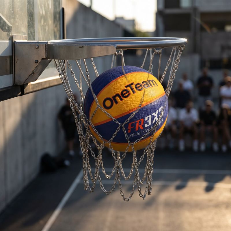 Basketbalový míč OneTeam Rim Rush Fiba 3x3 blue 5