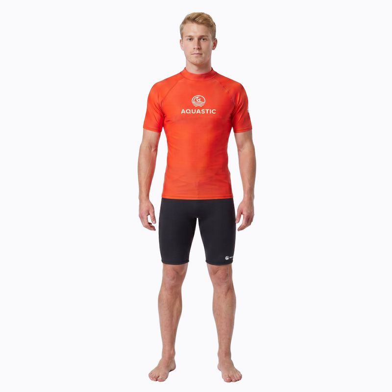 Pánské tričko AQUASTIC Rimos UV 50+ UPF orange 4