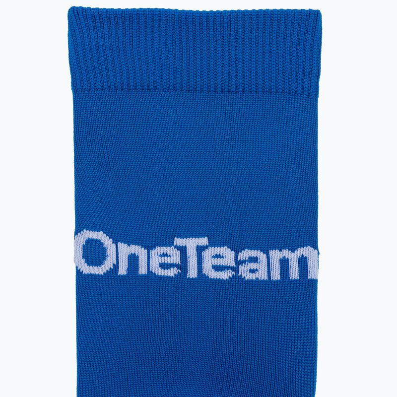 Dětské fotbalové ponožky OneTeam Precision football socks sada 2-pack modrá 4