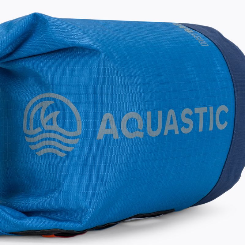 Vodotěsný vak AQUASTIC Dry Bag 13 l Nylon/TPU blue 12