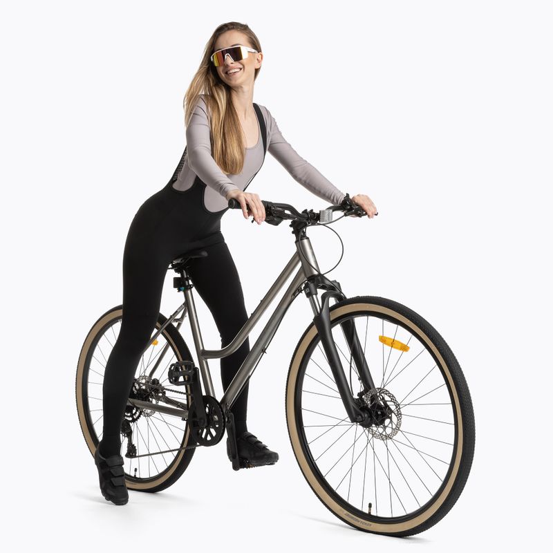 Dámské cyklistické kalhoty ATTABO OFREE CARGO zateplené black 7