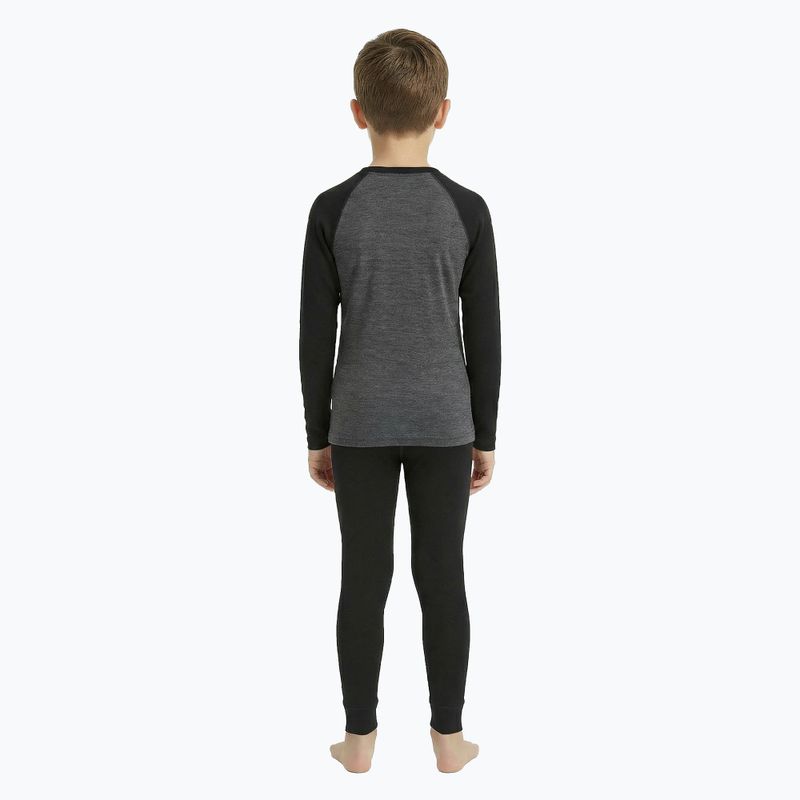 Dětská sada termoprádla WOOLCANO Merino SET0982 grey 3