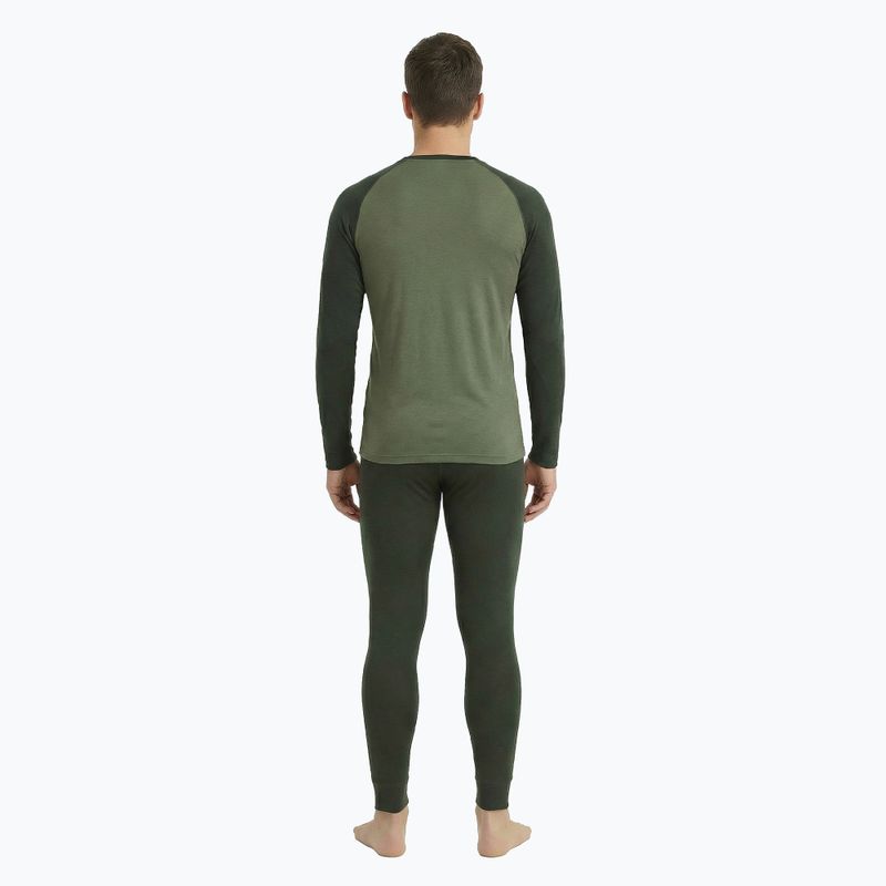 Pánská sada termoprádla WOOLCANO termoaktywna Merino SET0978 khaki 3