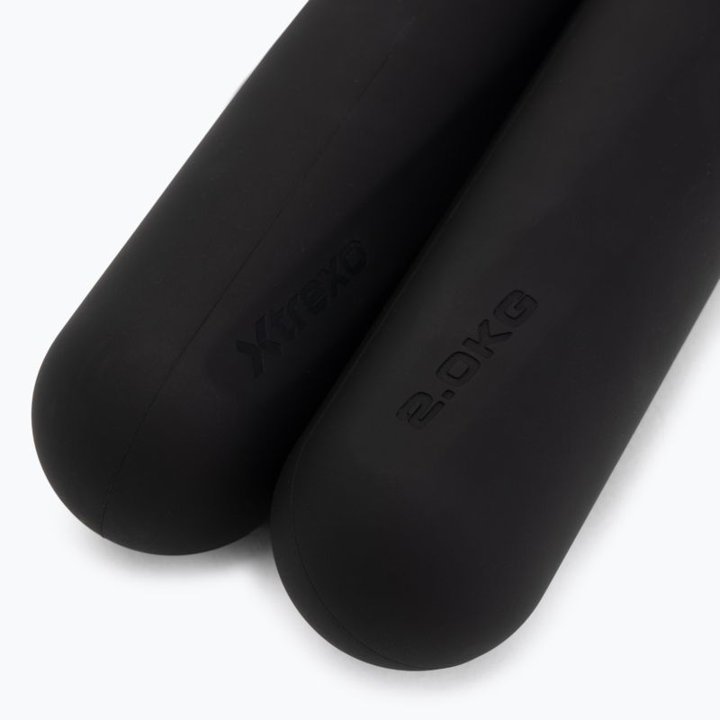 Sada činek XTREXO SCULPT 2 x 2 kg černá 10