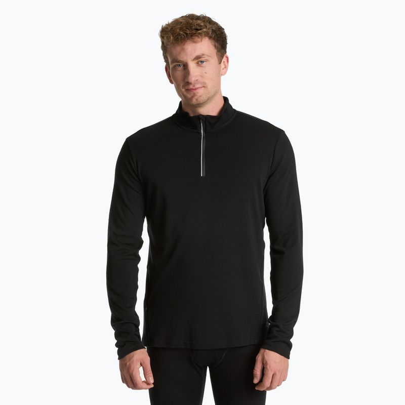 Pánská termo mikina WOOLCANO Merino TOP0544 black
