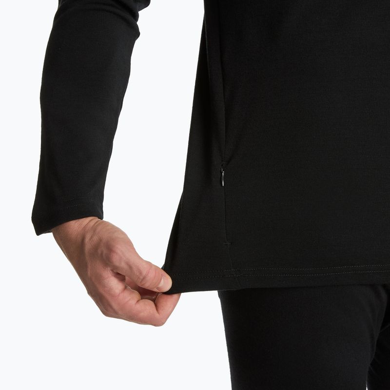 Pánská termo mikina WOOLCANO Merino TOP0544 black 7
