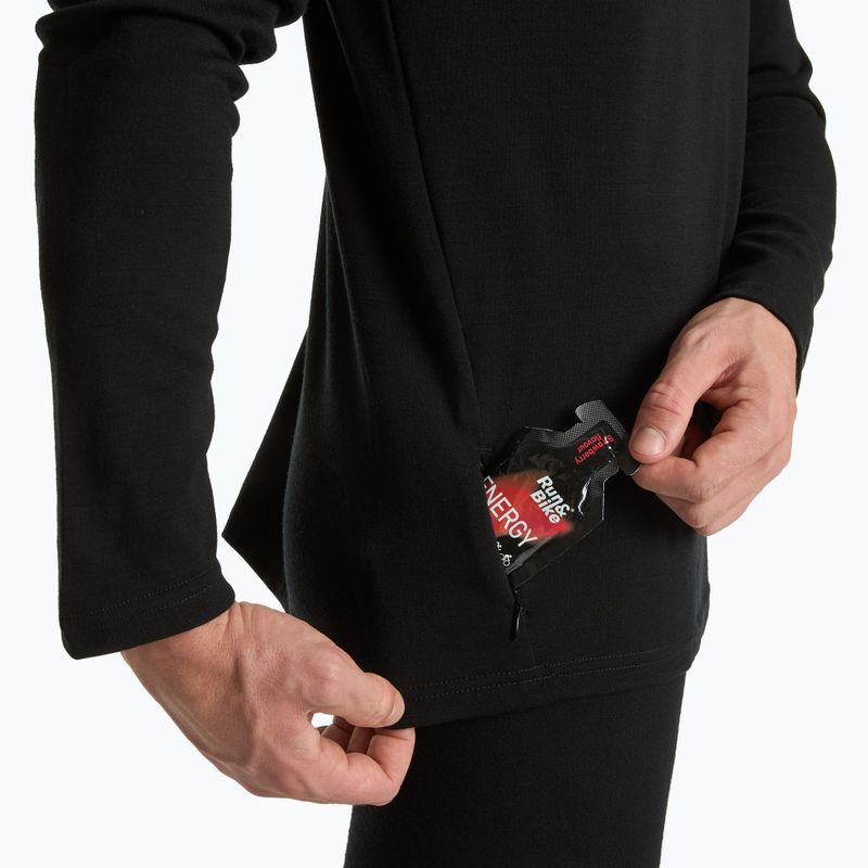 Pánská termo mikina WOOLCANO Merino TOP0544 black 8