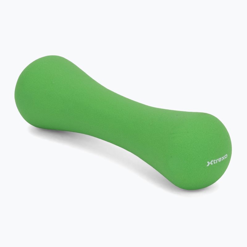 Neoprenová činka XTREXO TX0-B4M008 1 kg green