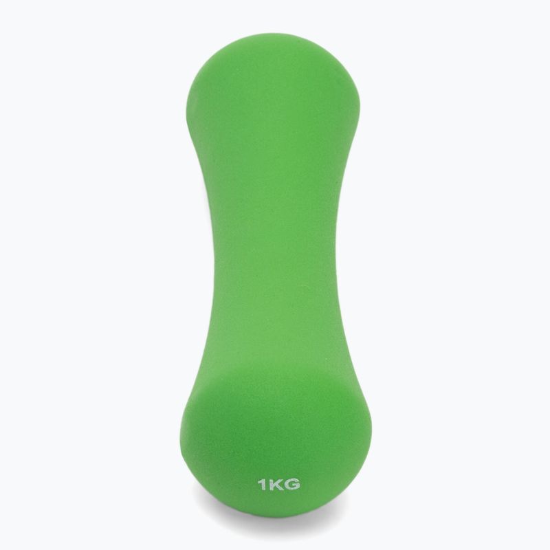 Neoprenová činka XTREXO TX0-B4M008 1 kg green 3