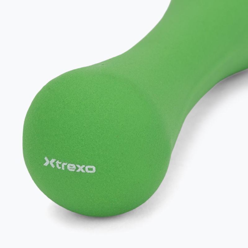 Neoprenová činka XTREXO TX0-B4M008 1 kg green 5