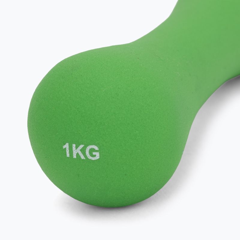 Neoprenová činka XTREXO TX0-B4M008 1 kg green 6