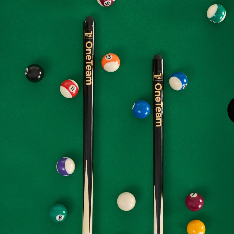 Hrací stůl 3in1 OneTeam FunArena fotbálek, push hockey, kulečník dřevěný black 14