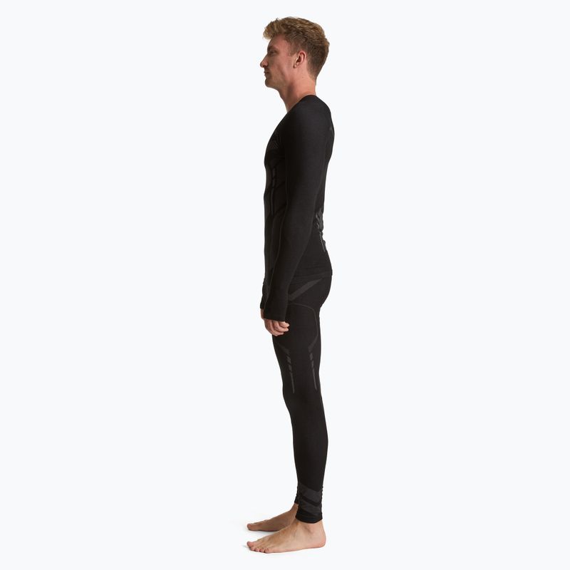Pánská termo mikina OneTeam ACHILL BAMBOO THERMO LIGHT PLUS bezešvá black 4