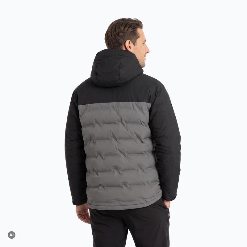 Pánská zateplená bunda KADVA GlacierShell šedá 3