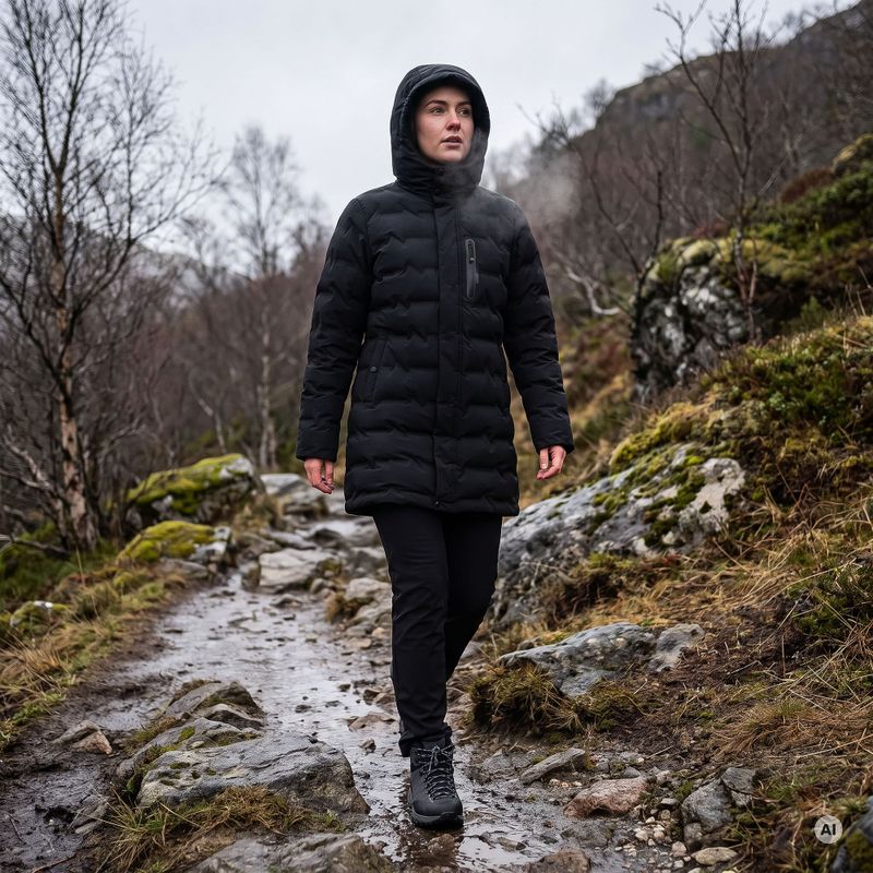 Dámská péřová bunda KADVA Alpine WMNS černá 5