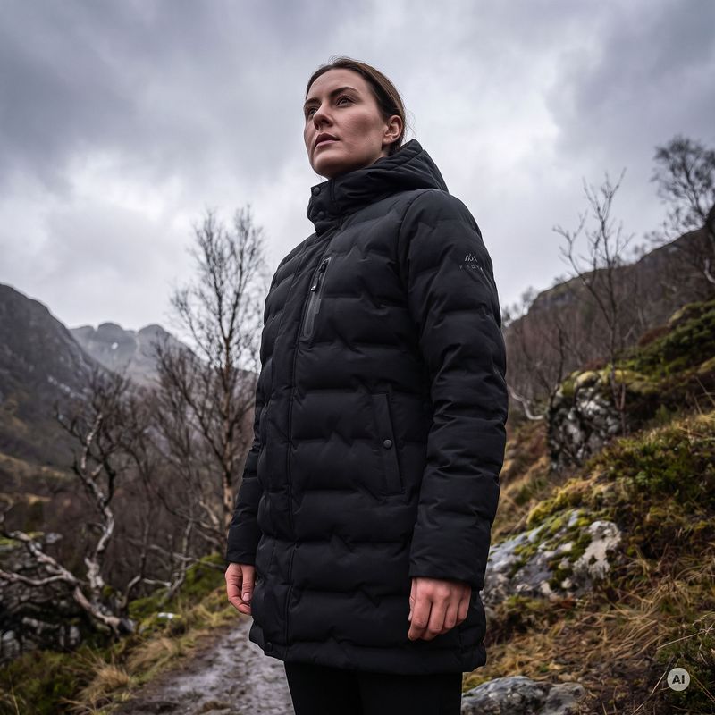 Dámská péřová bunda KADVA Alpine WMNS černá 6