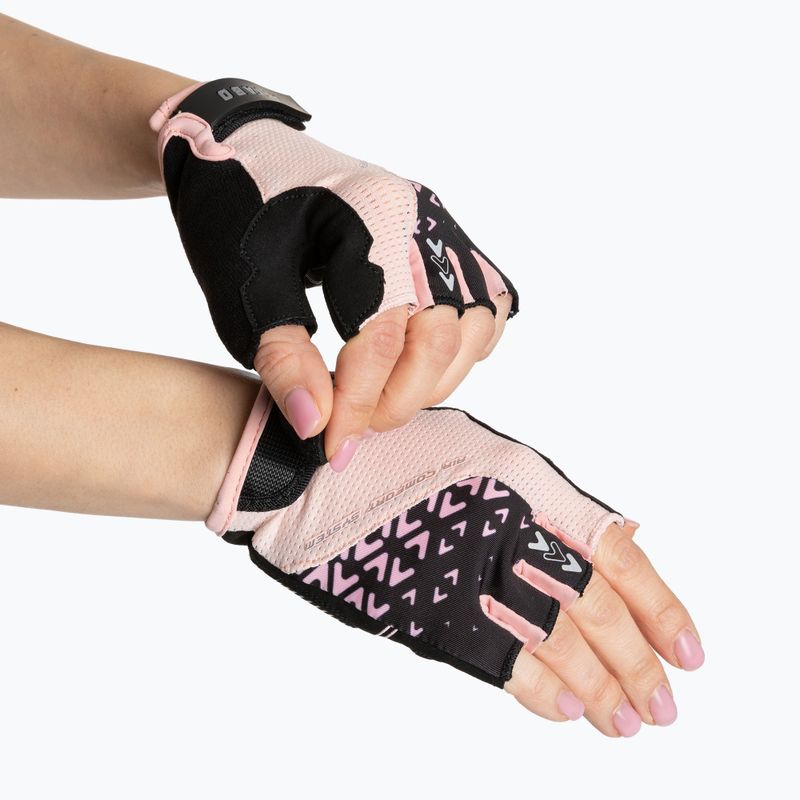 Dámské cyklistické rukavice ATTABO Vito WMNS gel shock proof pink/black 3