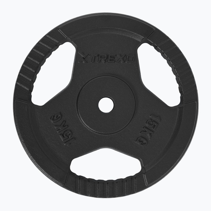 Litinový kotouč XTREXO TRX-ICP015 15 kg chrom 3