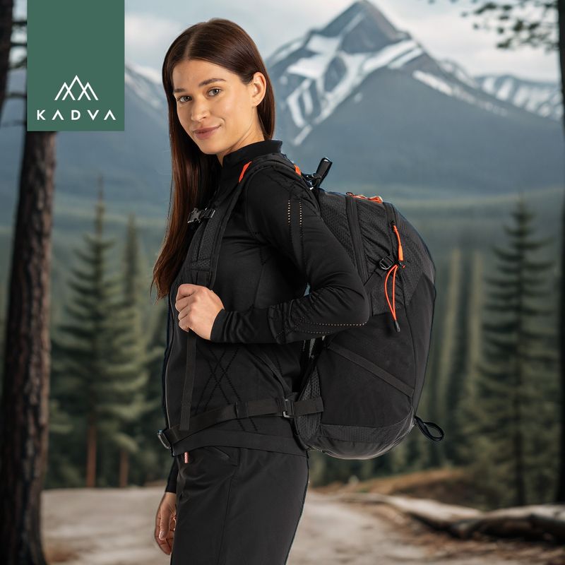 Turistický batoh KADVA Aventura 22 l černý 26
