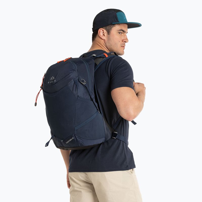 Turistický batoh KADVA Aventura 22 l ocelově modrý 2