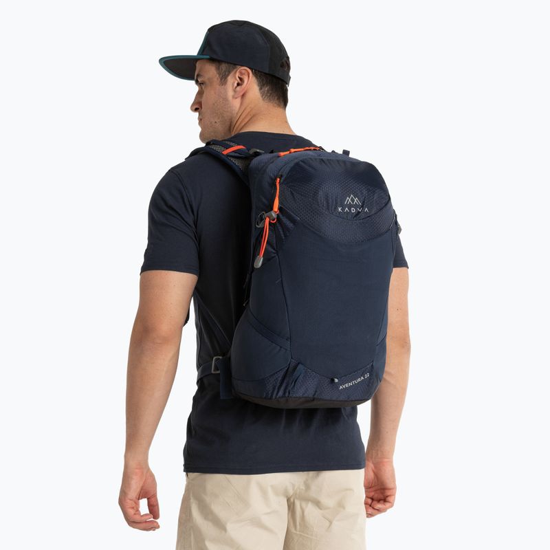 Turistický batoh KADVA Aventura 22 l ocelově modrý 11