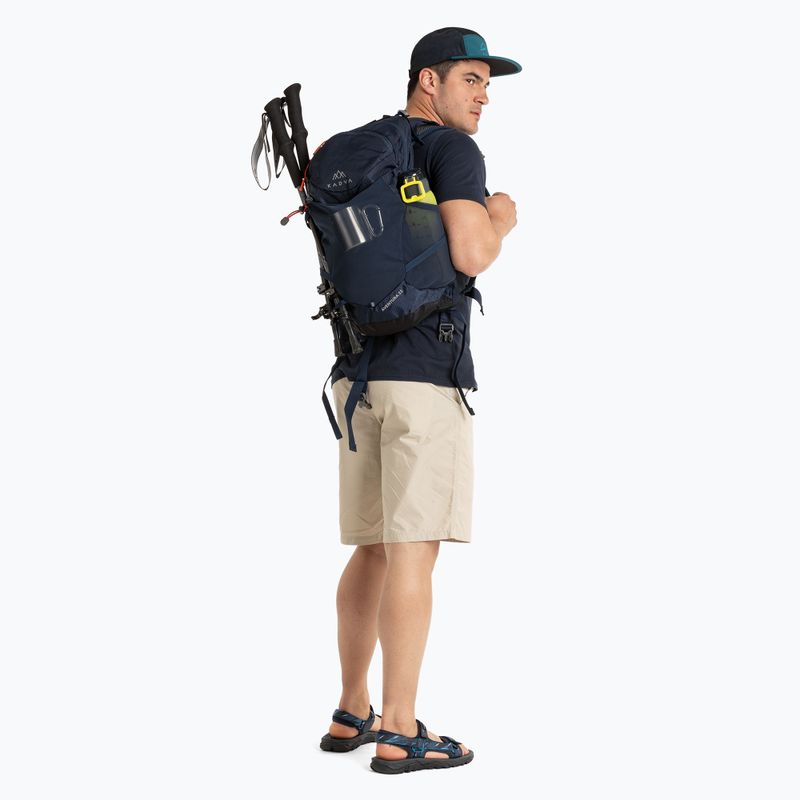Turistický batoh KADVA Aventura 22 l ocelově modrý 16