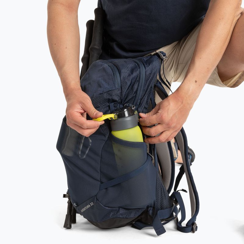 Turistický batoh KADVA Aventura 22 l ocelově modrý 17