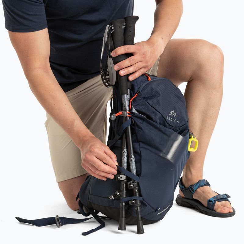 Turistický batoh KADVA Aventura 22 l ocelově modrý 18