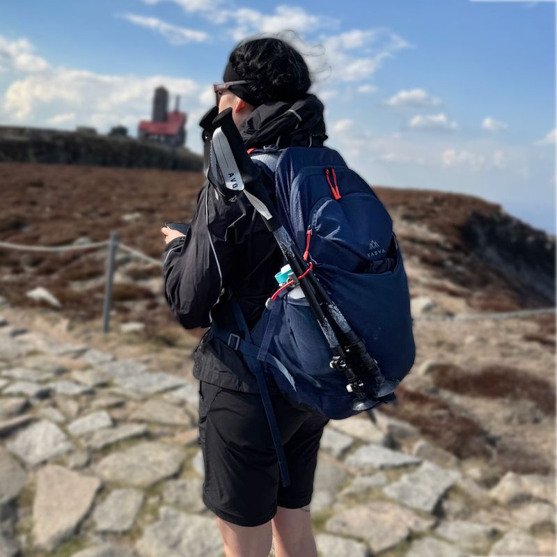 Turistický batoh KADVA Aventura 22 l ocelově modrý 22