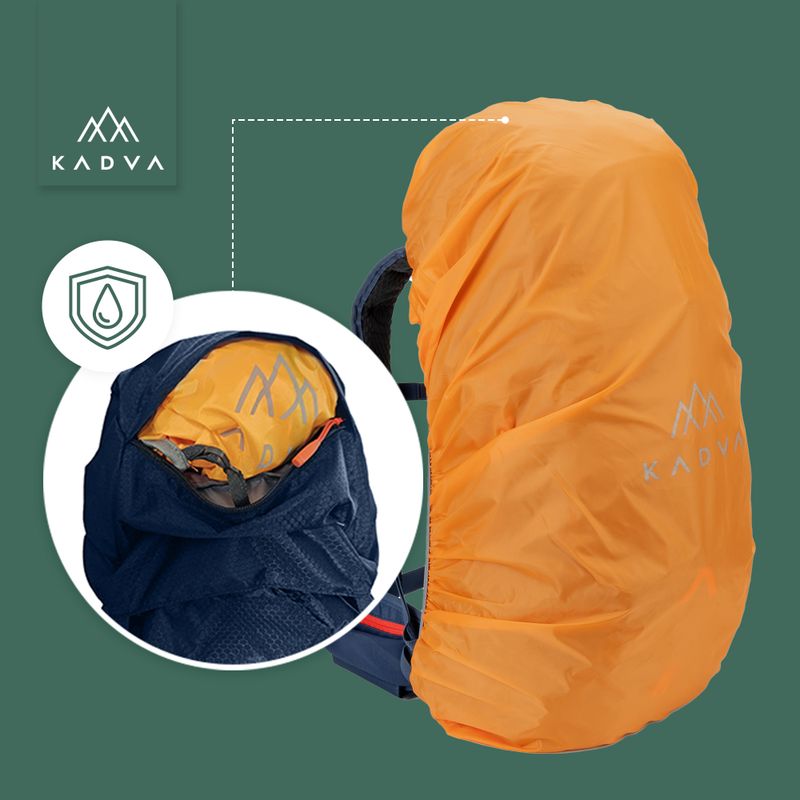 Trekový batoh KADVA Vagabundo 40 l modrý 28