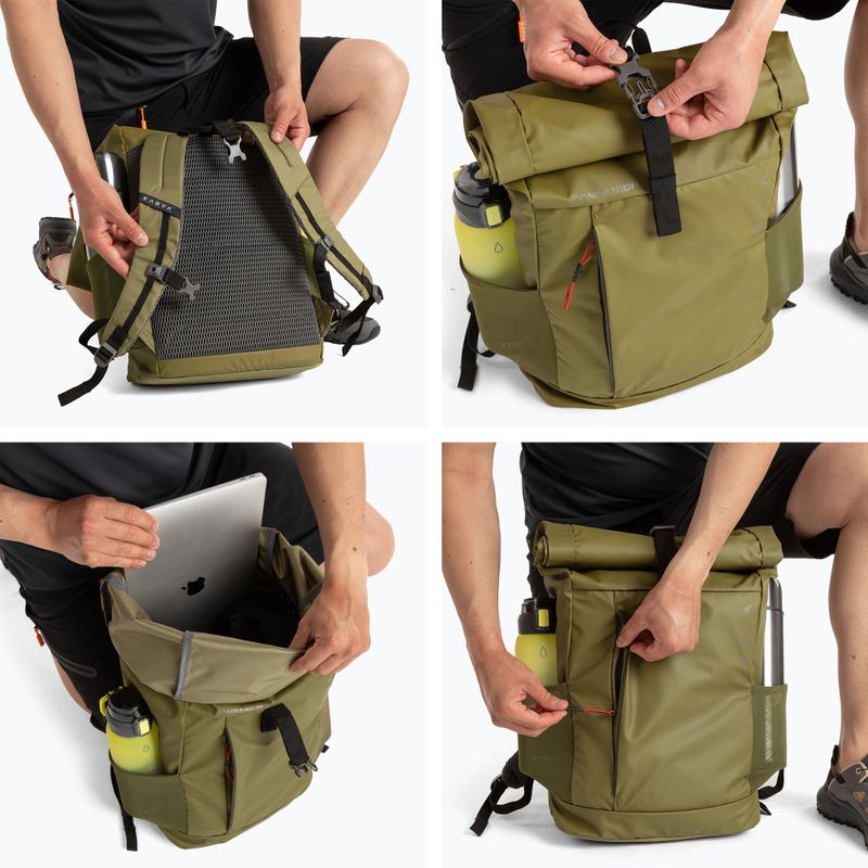 Městský batoh KADVA Companion 20 l khaki 12
