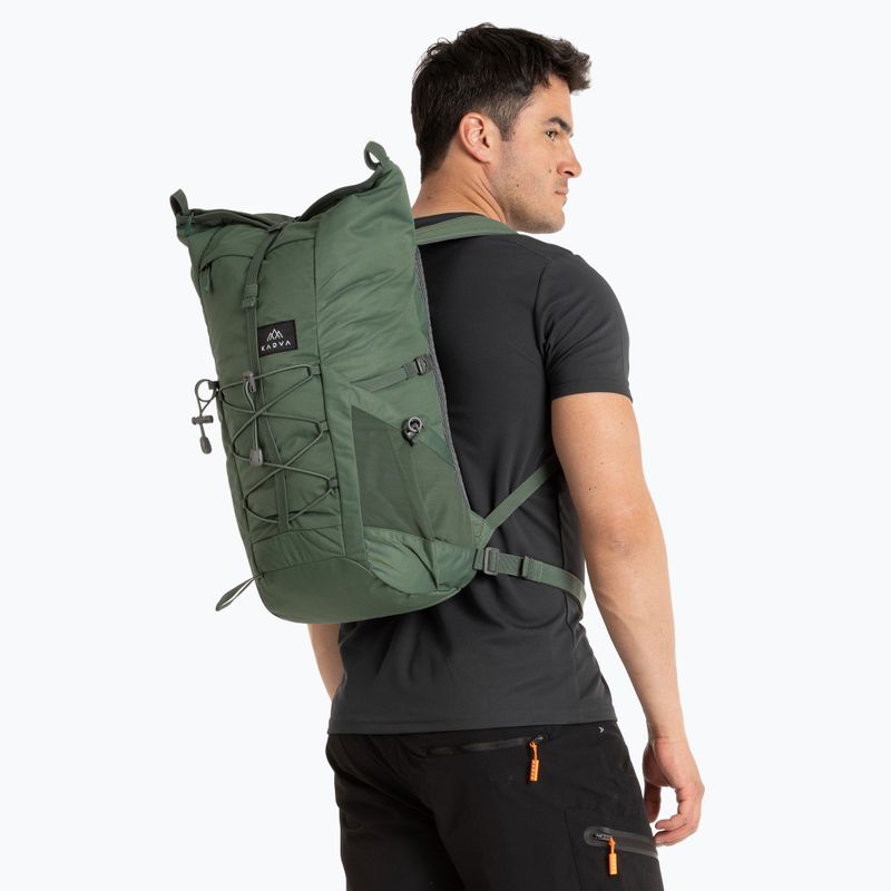 Městský batoh KADVA CityQuest 22 l zelený 2