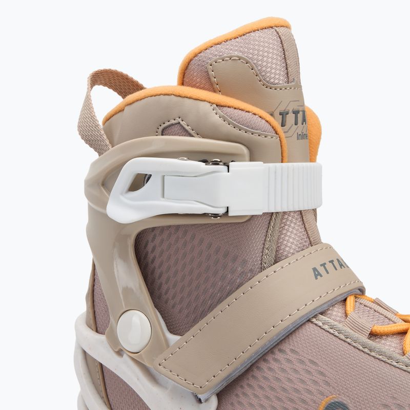 Dámské kolečkové brusle ATTABO Luna fitness beige 5