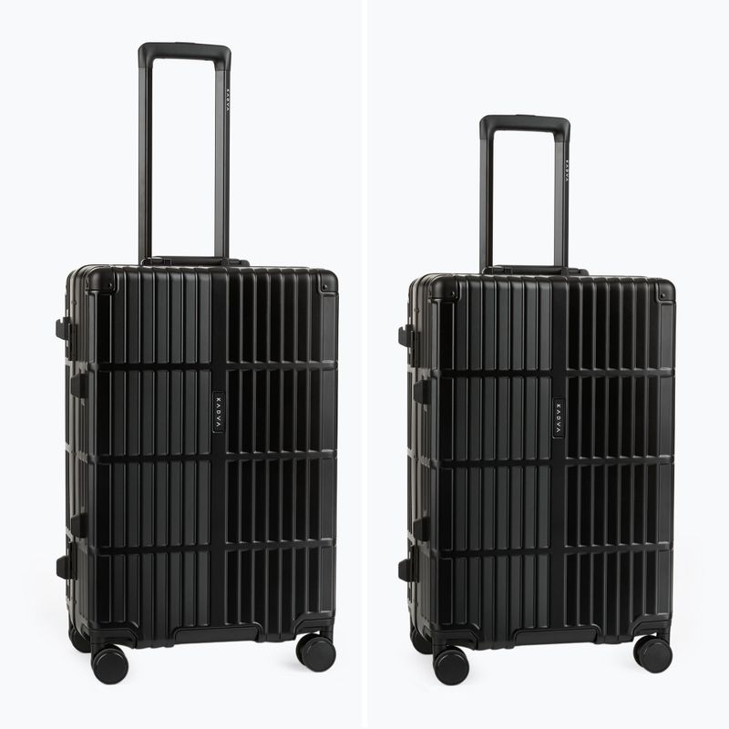 Střední cestovní kufr Kadva Tigre 64l Black 6