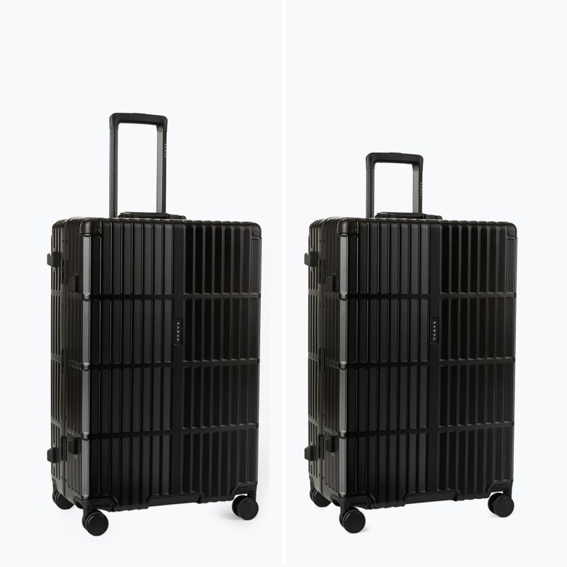 Velký cestovní kufr Kadva Tigre 96l Black 6