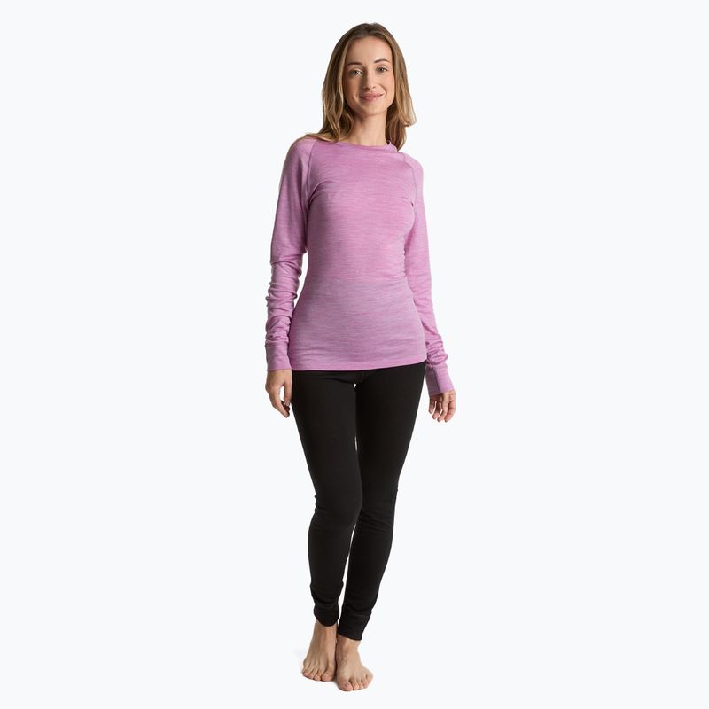 Dámská termo mikina WOOLCANO 100% Merino TOP0541 purple 2