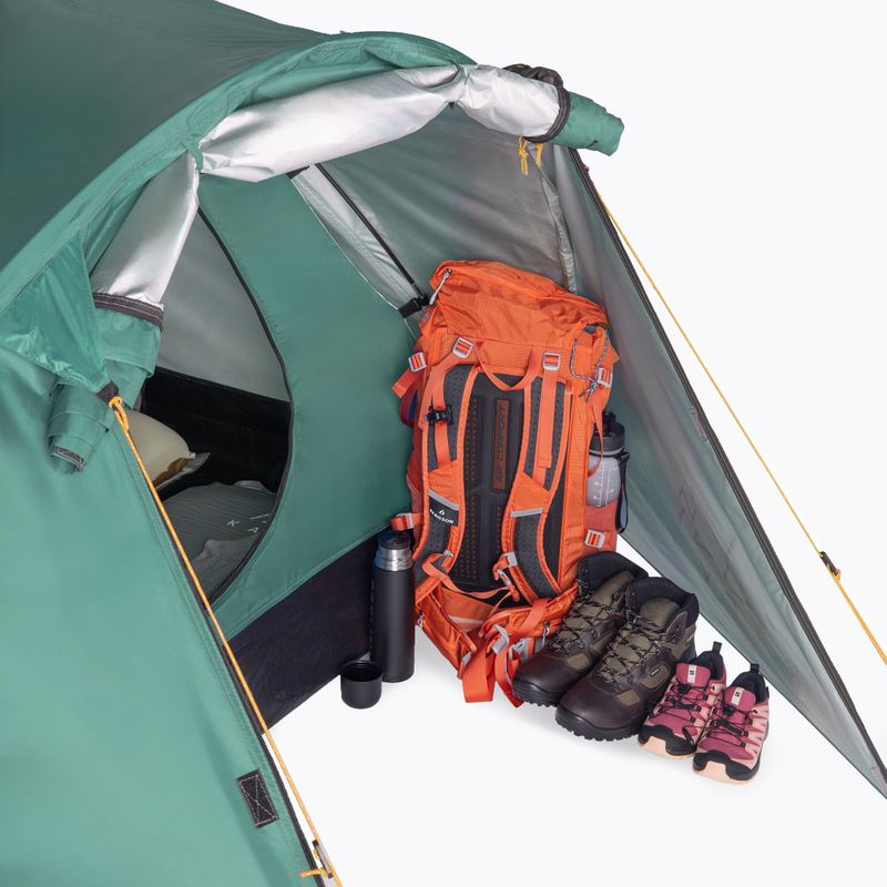 Stanový stan pro 4 osoby KADVA CAMPdome 4 zelený 17