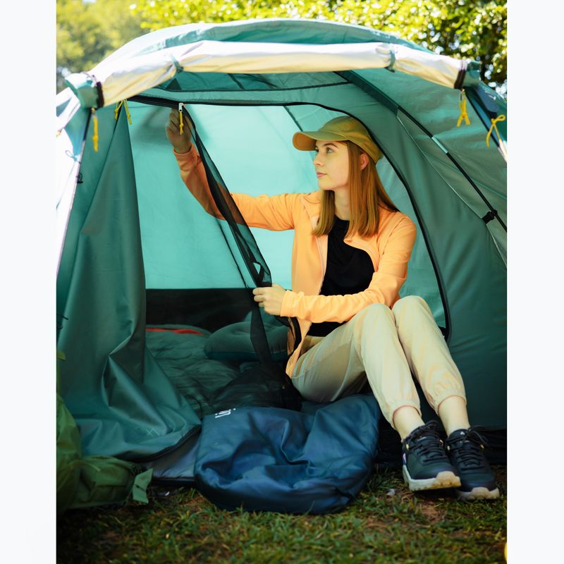 Stanový stan pro 4 osoby KADVA CAMPdome 4 zelený 6
