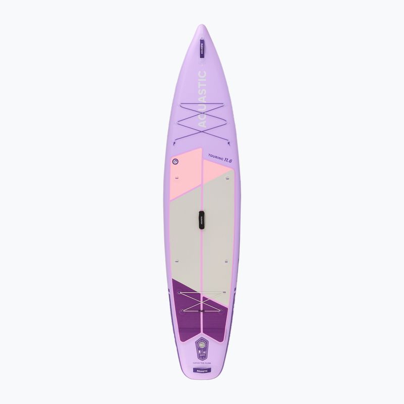 Sada paddleboard SUP nafukovací AQUASTIC Touring 11'6" fialový 3