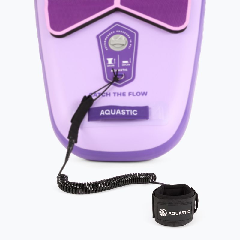Sada paddleboard SUP nafukovací AQUASTIC Touring 11'6" fialový 11