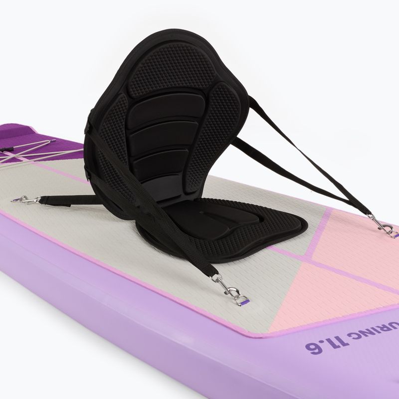 Sada paddleboard SUP nafukovací AQUASTIC Touring 11'6" fialový 13