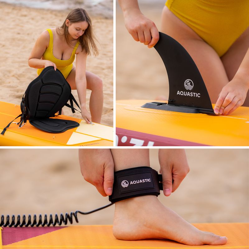 Deska SUP AQUASTIC Touring 12'6" oranžová 23
