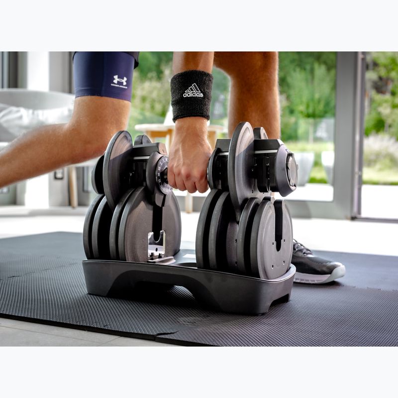 Nastavitelná činka XTREXO TXO-B4W001 40 kg black 4