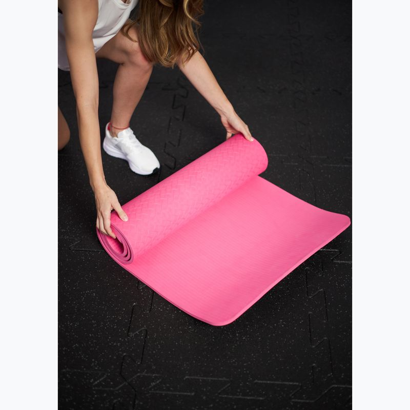 Fitnessová podložka TREXO comfort 10 mm TXO-B4Z003-PK pink 8