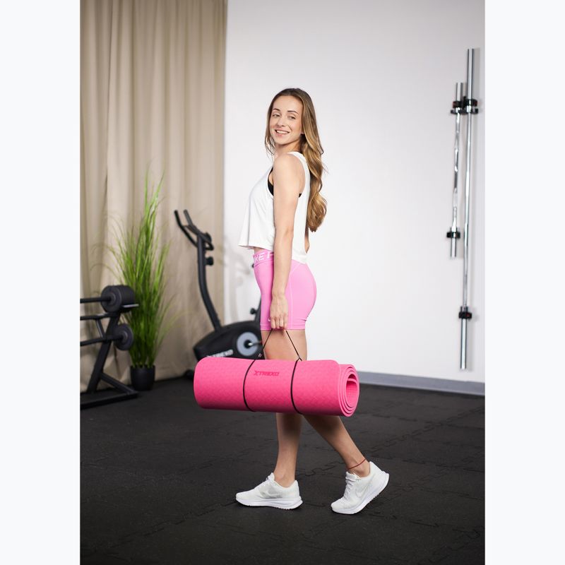 Fitnessová podložka TREXO comfort 10 mm TXO-B4Z003-PK pink 6